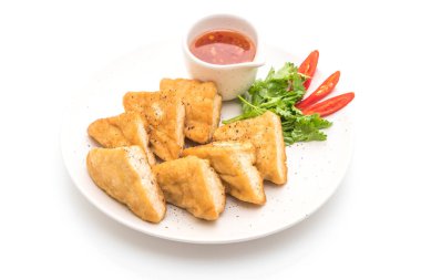 Kızarmış tofu - vegan gıda