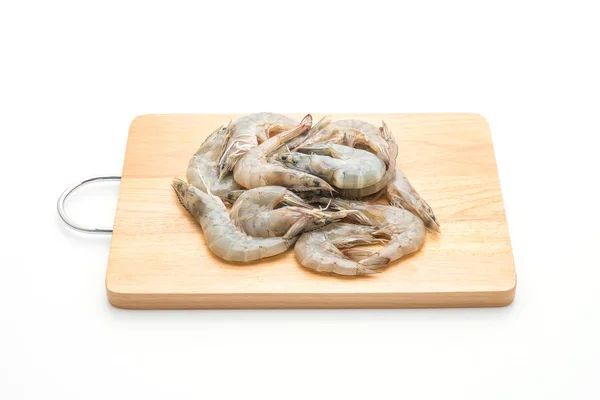 Fresh shrimps or prawns raw — Stock Photo, Image