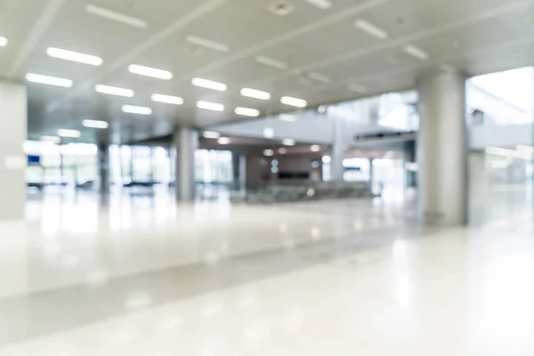 Abstract blur and defocused in empty office building with glass — Stock Photo, Image