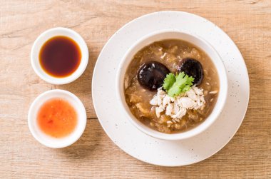 Kızarmış Balık Maw kırmızı et suyu çorbası Yengeç 