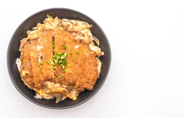 Castronul de orez prăjit din carne de porc (Katsudon ) — Fotografie, imagine de stoc