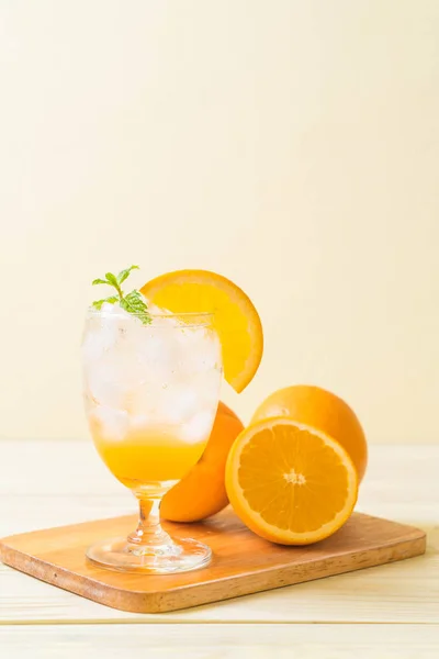 Zumo de naranja con soda — Foto de Stock
