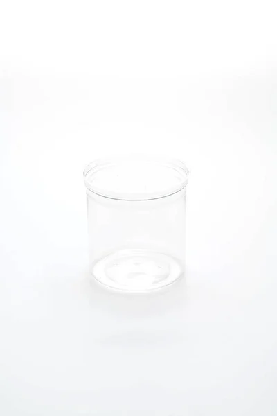 Frasco de plástico vacío — Foto de Stock