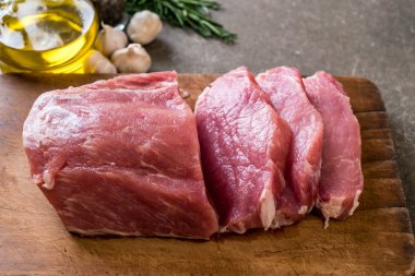 taze domuz ham filetosu