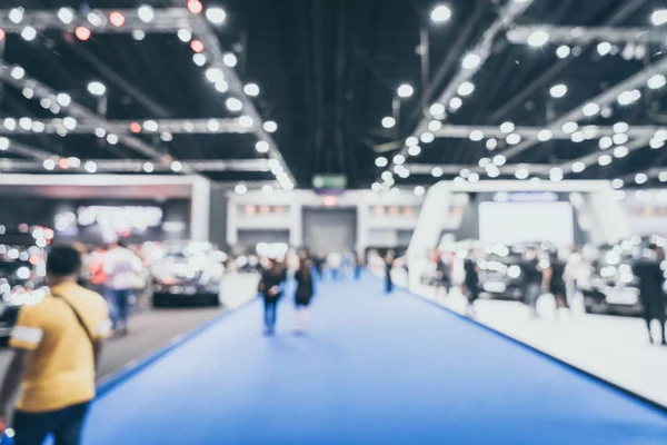 Abstract blur and defocused car and motor exhibition show event — Stock Photo, Image