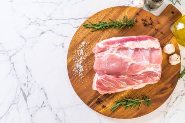 taze domuz ham filetosu