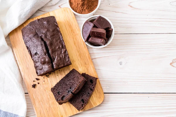 Pastel de chocolate Brownie — Foto de Stock