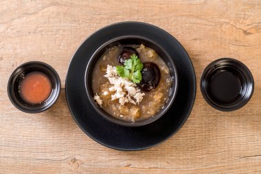 Kızarmış Balık Maw kırmızı et suyu çorbası Yengeç 