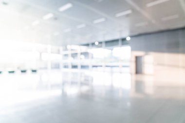 soyut bulanıklık ve boş ofis binası ile cam defocused 