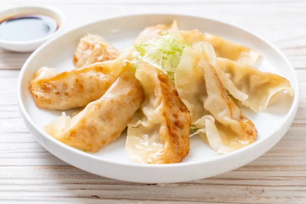 Japanse gyoza of dumplings snack — Stockfoto