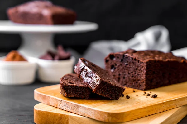 Pastel de chocolate Brownie — Foto de Stock