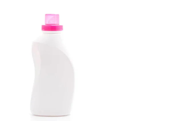 Fabric softener or liquid detergent bottle — Stock Photo, Image