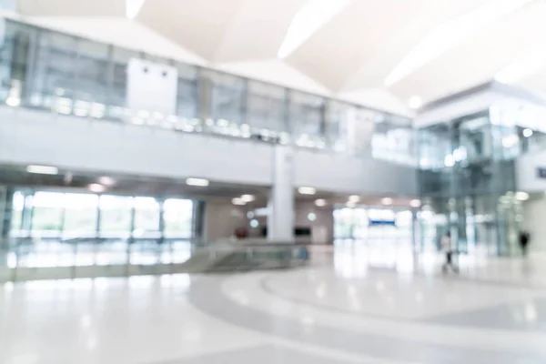 Abstract blur and defocused in empty office building with glass — Stock Photo, Image