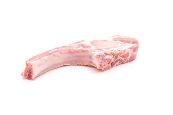 Schweinekotelett roh — Stockfoto