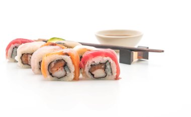 karışık suşi roll - Japon gıda tarzı