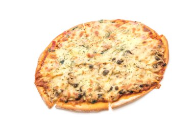  Ispanaklı ve mantarlı pizza