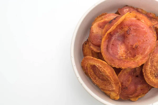 Bacon croustillant frit — Photo