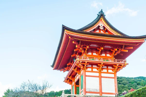 Gyönyörű építészeti Kiyomizu-dera Temple Kyoto,. — Stock Fotó