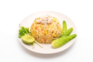 Yengeç kızarmış pilav