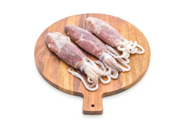 taze ahtapot veya mürekkep ham