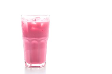 pembe çilek milkshake