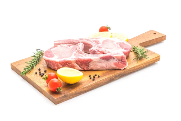 Pork chop raw — Stock Photo, Image