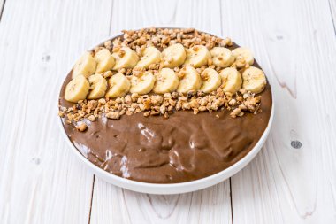 çikolata smoothies kase