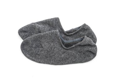 Beyaz arka plan üzerinde kısa çorap