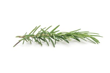 Beyaz arkaplanda taze biberiye