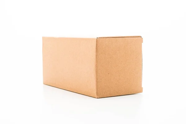 Caja de papel marrón — Foto de Stock