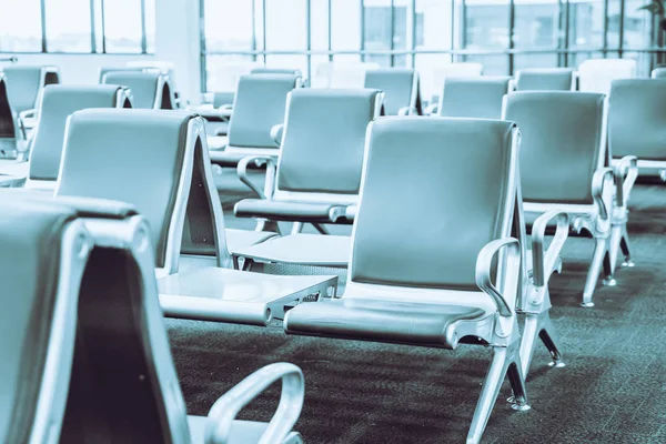 Empty seat in the airport — Stock Photo, Image