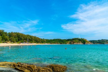 Güzel tropikal plaj ve deniz 