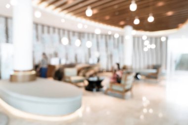 soyut bulanıklık ve otel lobisinde defocus 