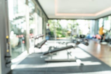 Fitness ekipmanları spor salonu iç bulanıklık 