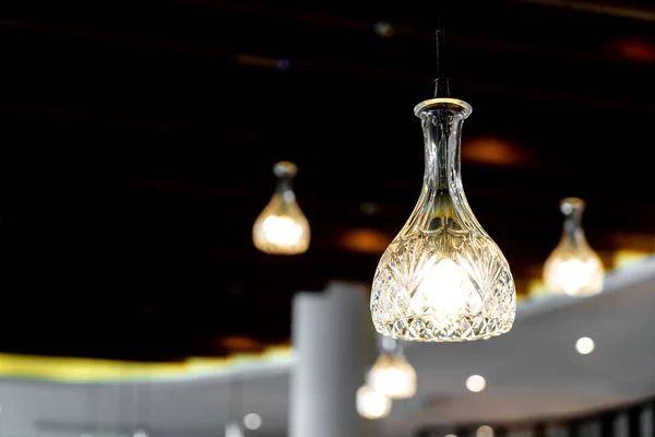Lámpara decoración de luz en el hotel — Foto de Stock
