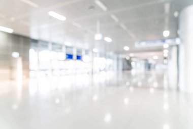 soyut bulanıklık ve boş ofis binası ile cam defocused 