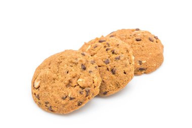 çikolata parçaları ve kaşu fındık kurabiye