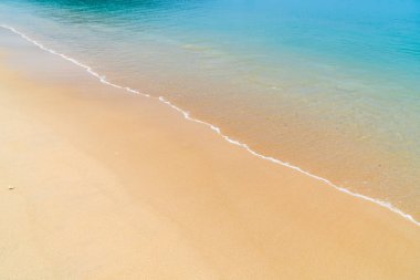 Güzel tropikal plaj ve deniz paradise Island 