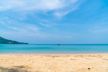 Güzel tropikal plaj ve deniz paradise Island 