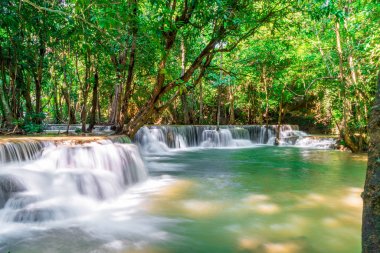 Huay Mae Kamin Waterfall, Kanchanaburi Tayland