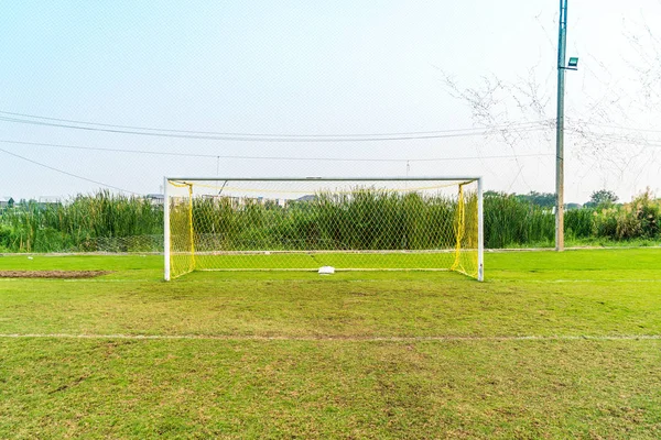 Un gol di calcio — Foto Stock