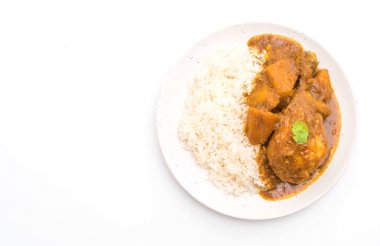 Pilavlı tavuk Massaman köri Yapıştır