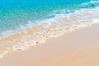 Güzel tropikal plaj ve deniz paradise Island 