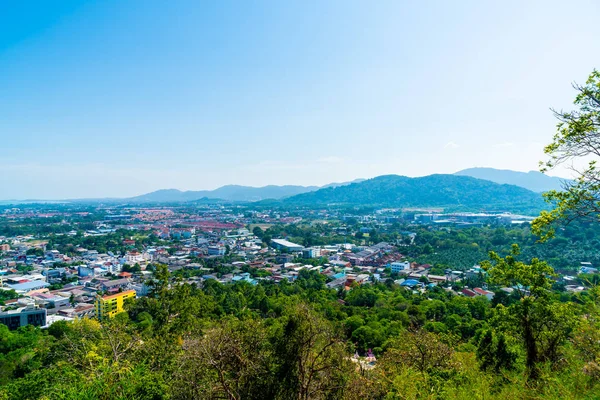 Phuket City Skyline em Rang Hill em Phuket — Fotografia de Stock