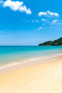 Güzel tropikal plaj ve deniz paradise Island 