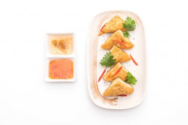 Kızarmış tofu - vegan gıda
