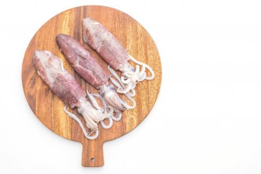 taze ahtapot veya mürekkep ham