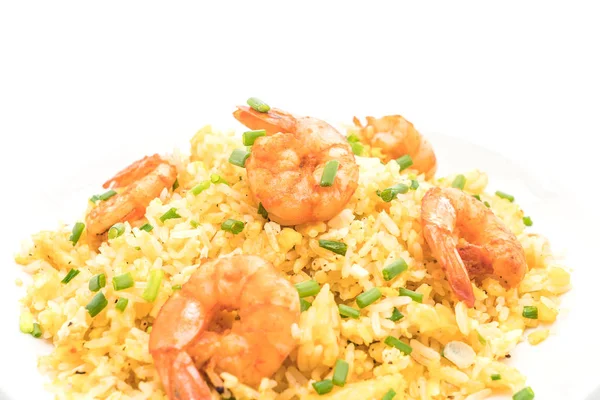 Nasi goreng dengan udang — Stok Foto