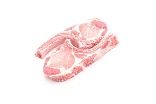 Costeleta de porco crua — Fotografia de Stock