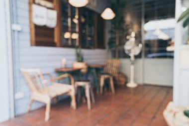  soyut bulanıklık ve kahvehane ve adam için kafeye defocus